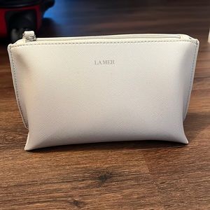 La mer gray gradient cosmetic bag